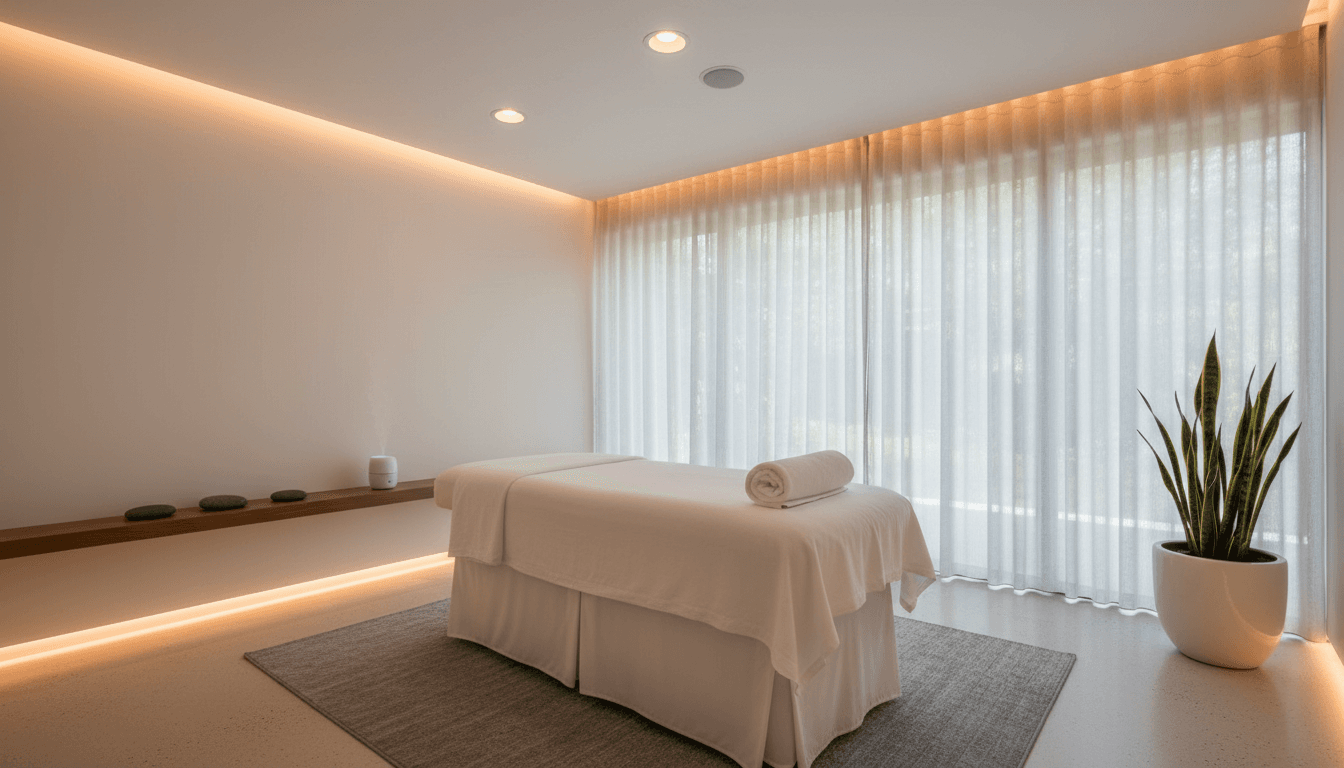 Premium wellness treatment and consultation space